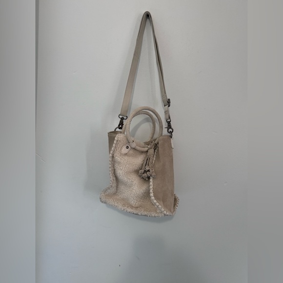 Free People Shearling and Sherpa O Ring Bag - Picture 3 of 8